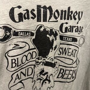 Gas Monkey Garage Graphic Long Sleeve  Tee Size X Large